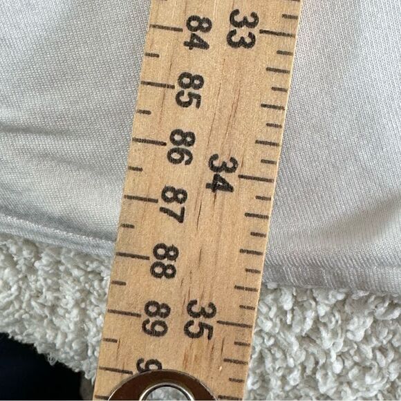 Marigot pj Womens size Medium Sleep shirt Button Up White pink Trim Model Blend - Picture 7 of 11